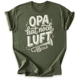 Opa bläst noch